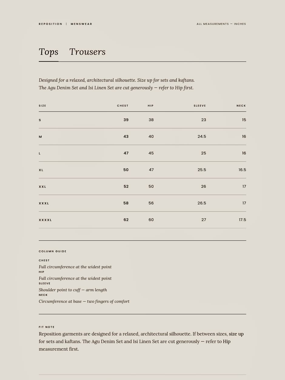 size-chart